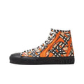 Burberry High Top Stylish Skateboarding Shoes 'Bright Orange' Banlieue91