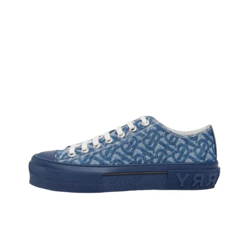 Burberry Low Top Skateboard Shoes 'Denim Blue' Banlieue91