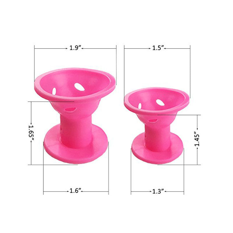 10/20pcs/set Magic Hair Care Rollers for Curlers Sleeping No Heat Soft Rubber Silicone Hair Curler Twist Hair Styling DIY Tool