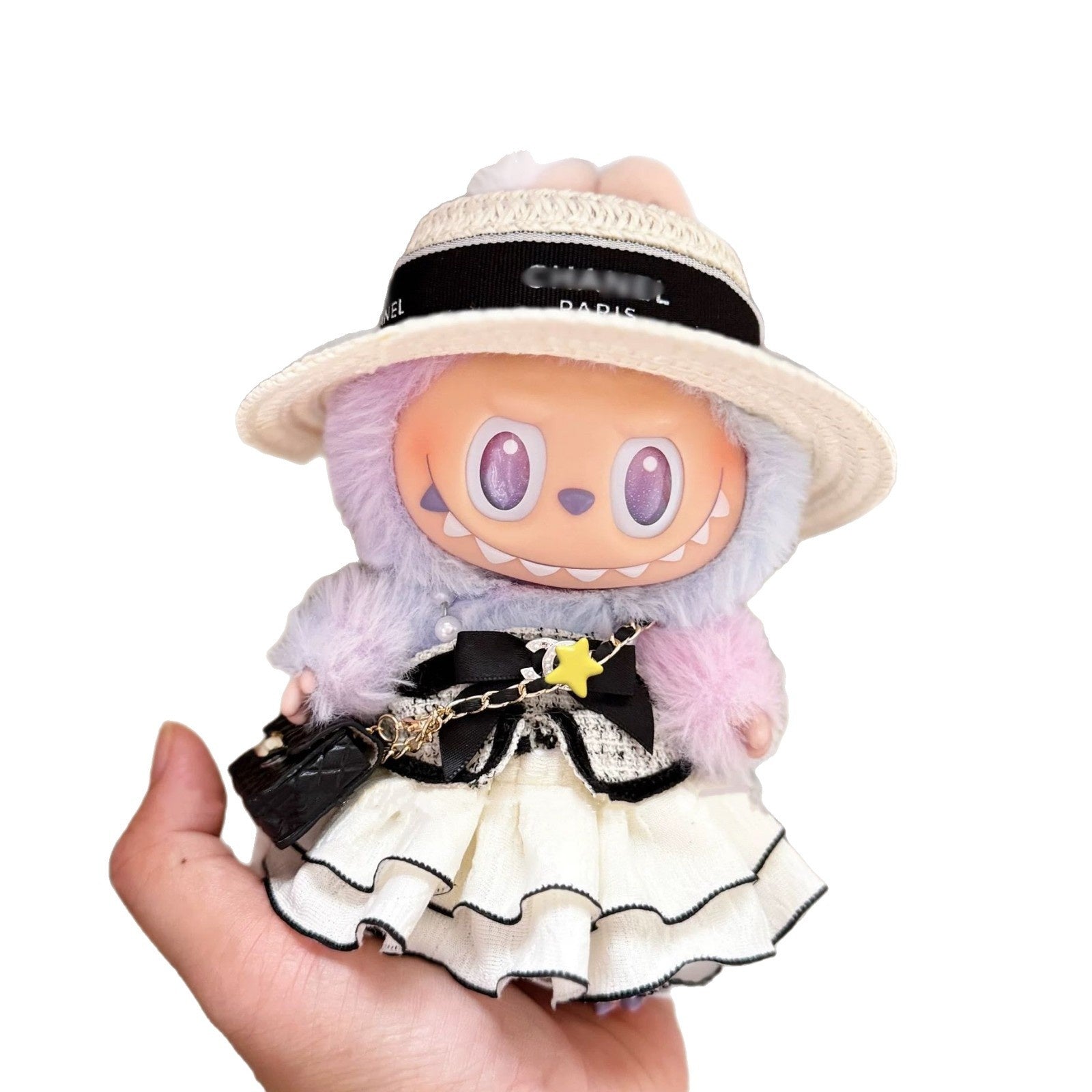 Clothing Accessories Compatible with Labubu Dolls Mario Mushroom Princess Cute V.I.P Digital Presence
