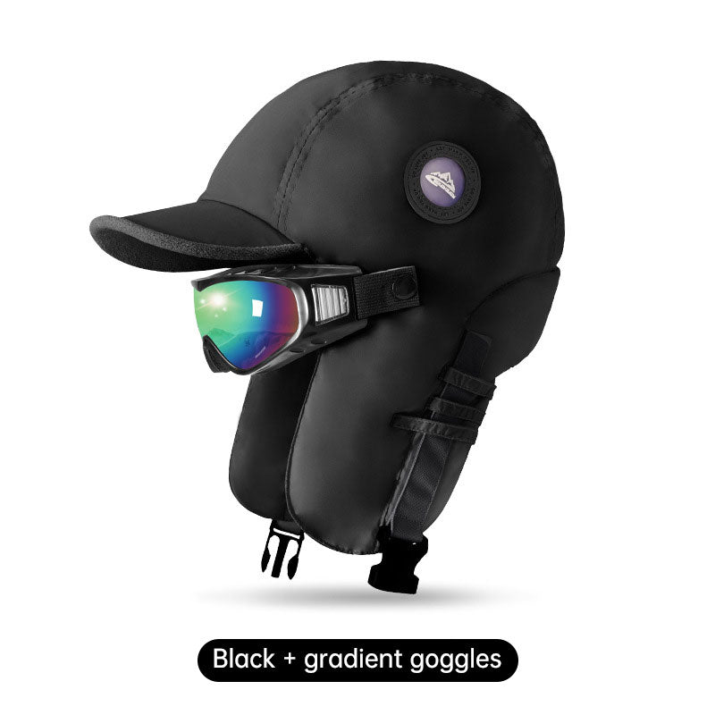 Winter ski hat warm hat men and women winter riding ear windproof plus velvet thickening pilot lei feng hat V.I.P Digital Presence
