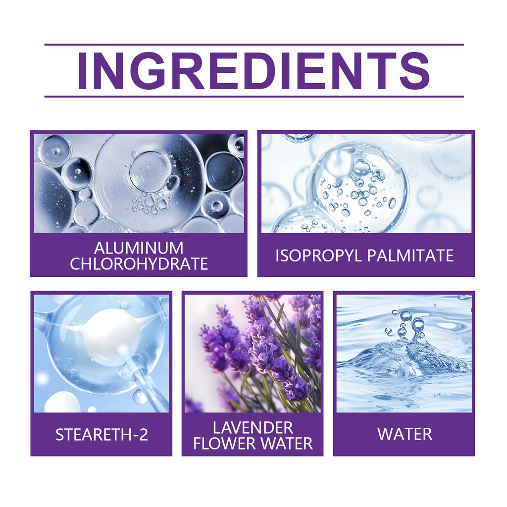 Lavender Deodorant For Summer Armpit Workouts, Sweat Odors Cleaning And Staying Portable Deodorant