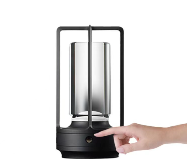 "Vintage Aluminum Table Lamp with LED Dining Table Ambience Light, USB Charging, Touch Control, Decorative Bar and Camping Night Light" V.I.P Digital Presence