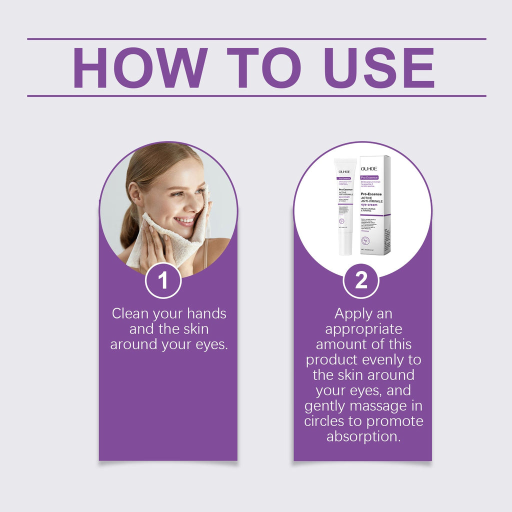 Firming Eye Cream, Lighten Fine Lines Hydrating Moisturizing Firming Skin Around The Eyes Moisturizing Massage Care Eye Cream