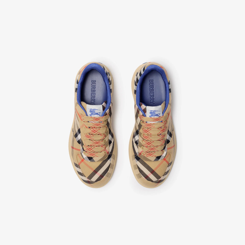 Burberry Men's Terrace Check Low Top Sneakers Banlieue91