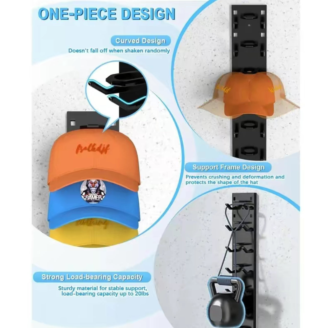 CapNest Wall Rack
