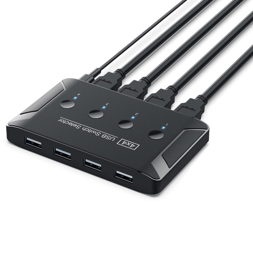 USB 3.0 multi interface four in four out hub printer sharer multi computer shared switch