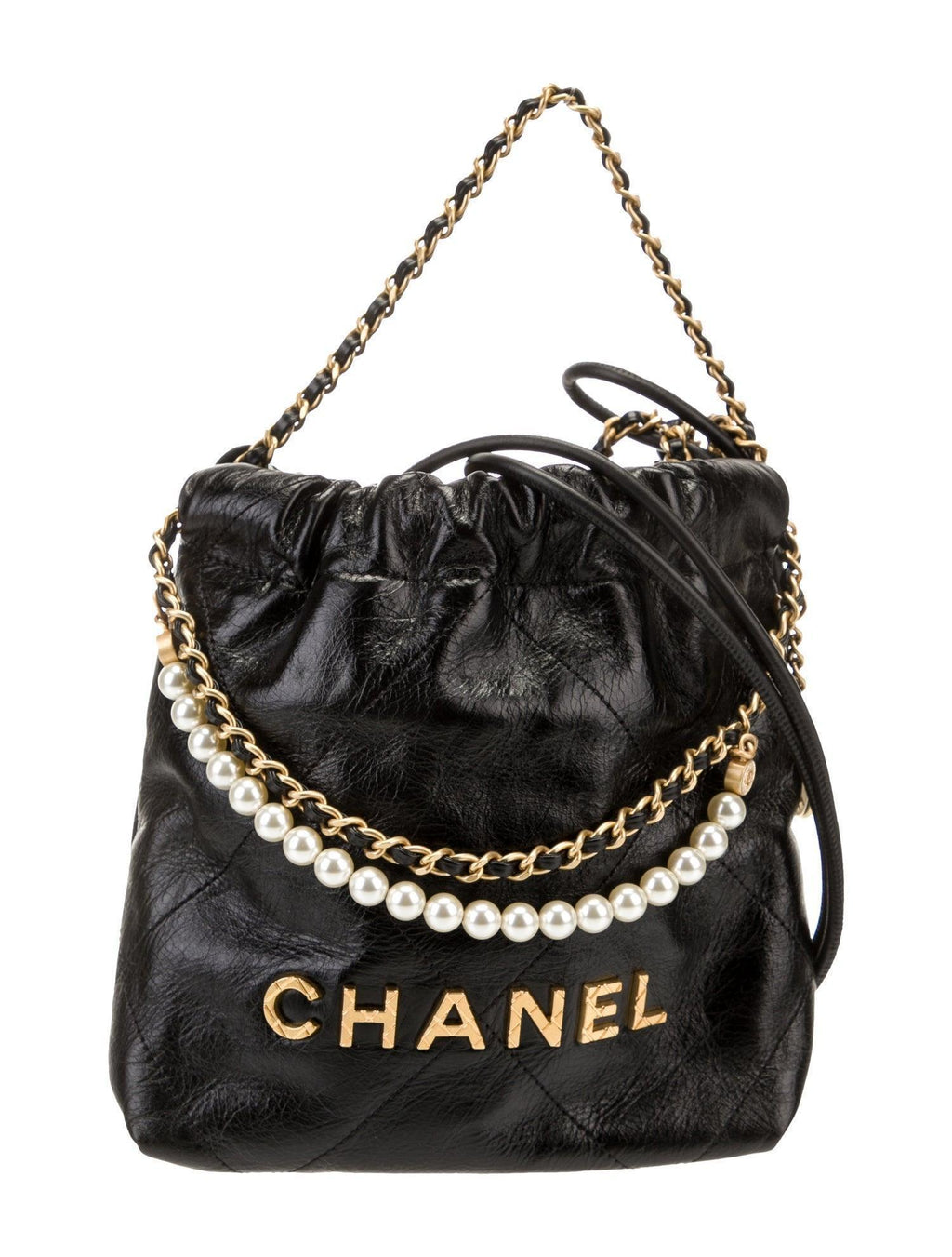Chanel 2023 Mini Pearl 22 Hobo Banlieue91