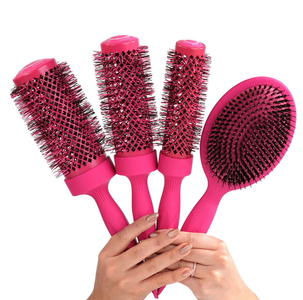 COCCO® Aura Brush Set (Pink) Cocco Hair Professional