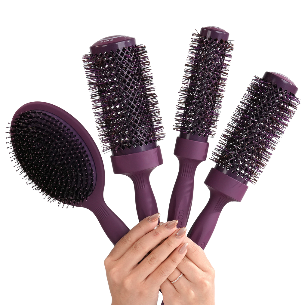 COCCO® Aura Brush Set (Purple) Cocco Hair Professional