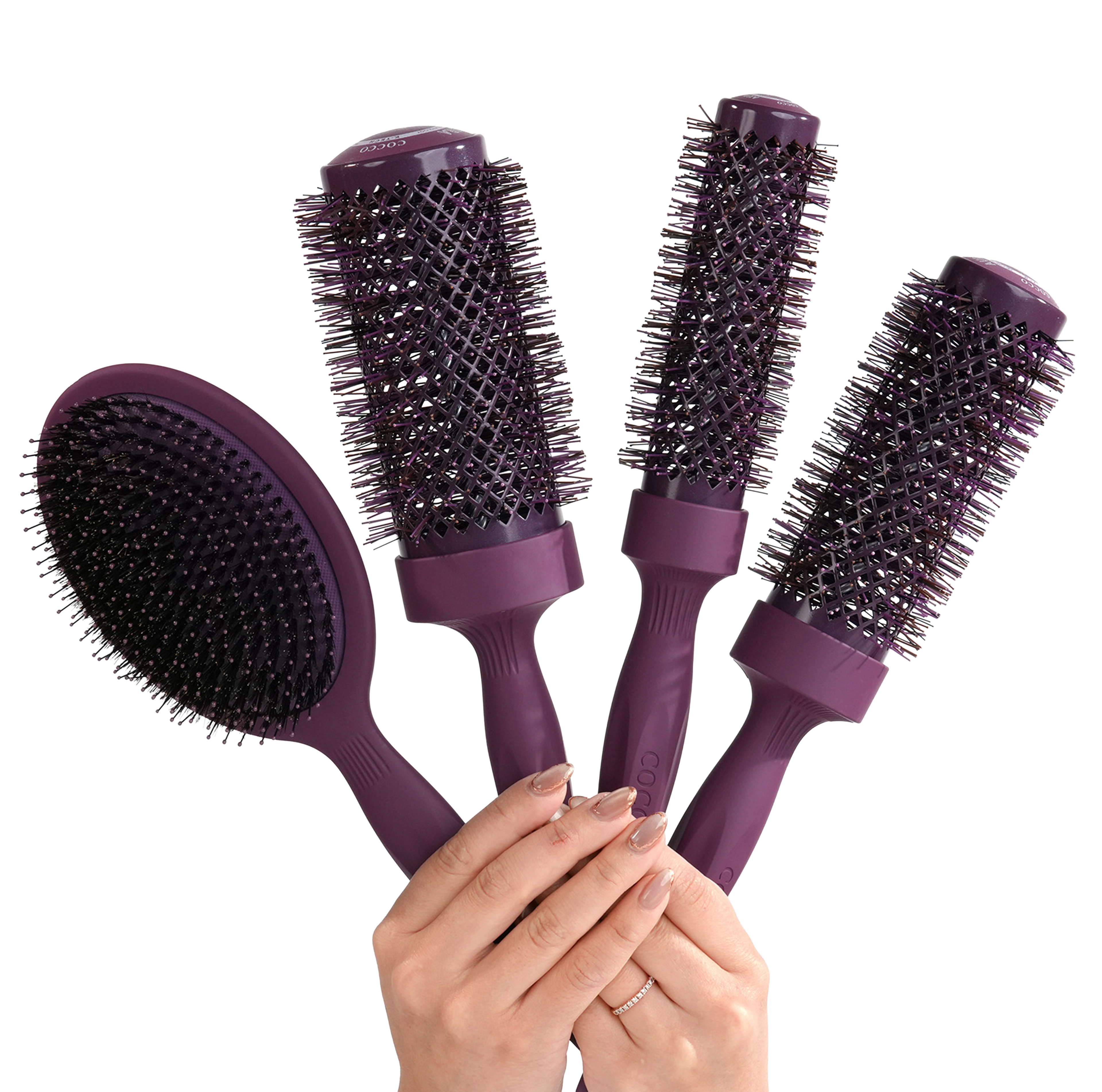 COCCO® Aura Brush Set (Purple) Cocco Hair Professional