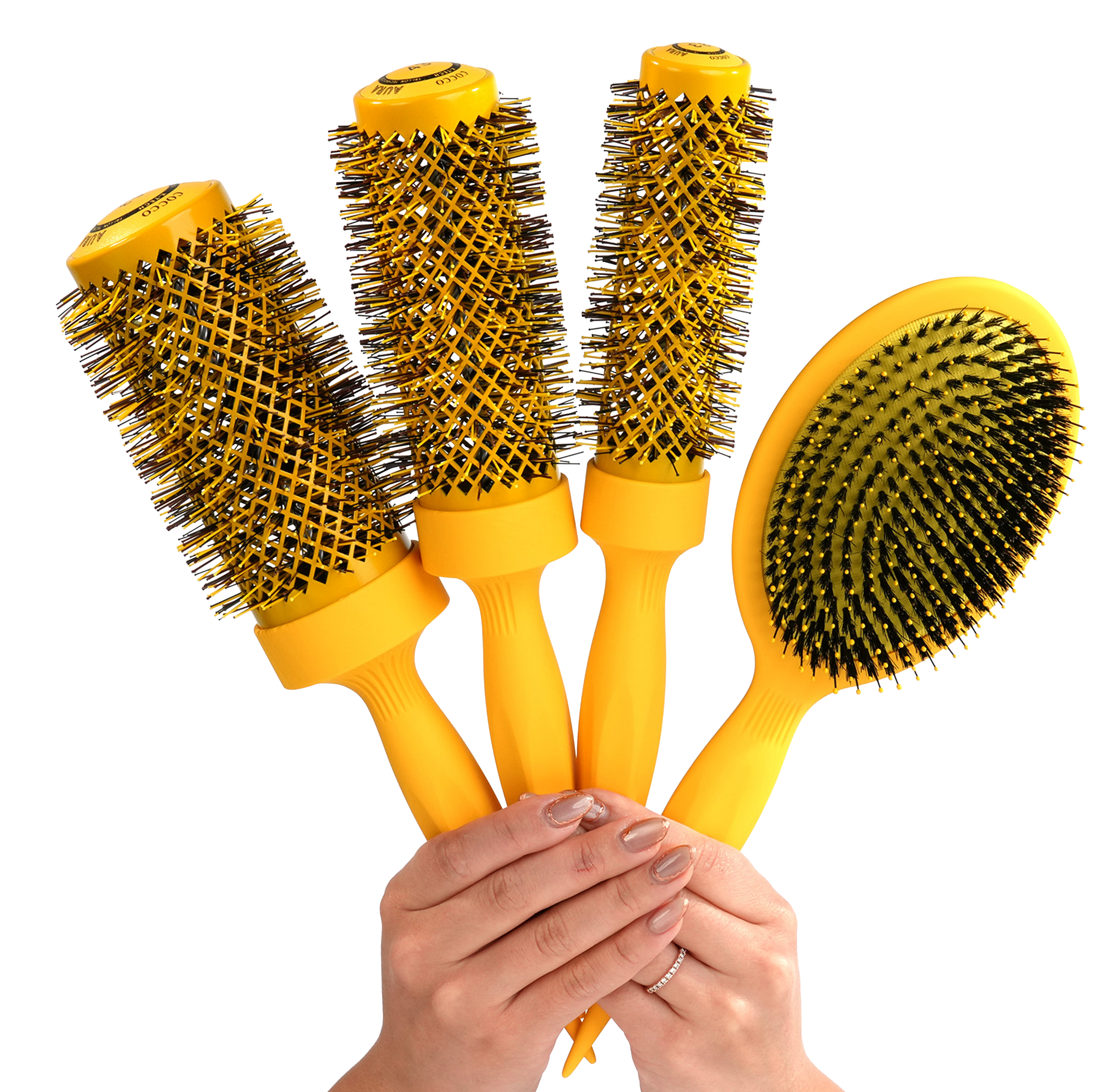 COCCO® Aura Brush Set (Yellow) Cocco Hair Professional
