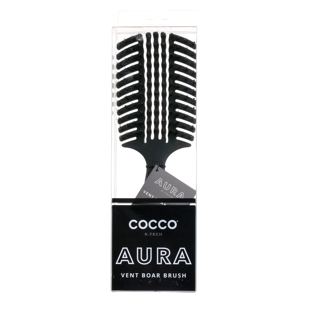 COCCO® Aura Vent Boar Brush (Black) Cocco Hair Professional