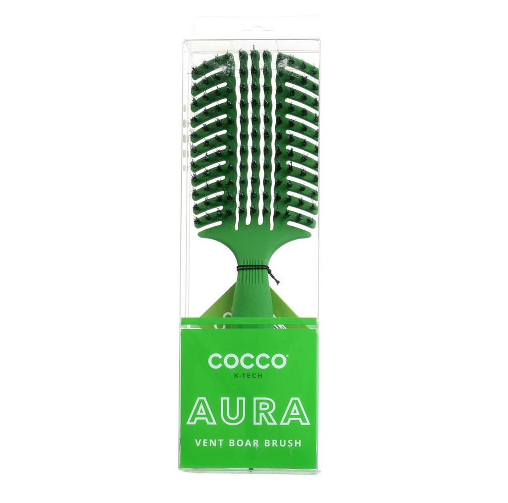 COCCO® Aura Vent Boar Brush (Green) Cocco Hair Professional