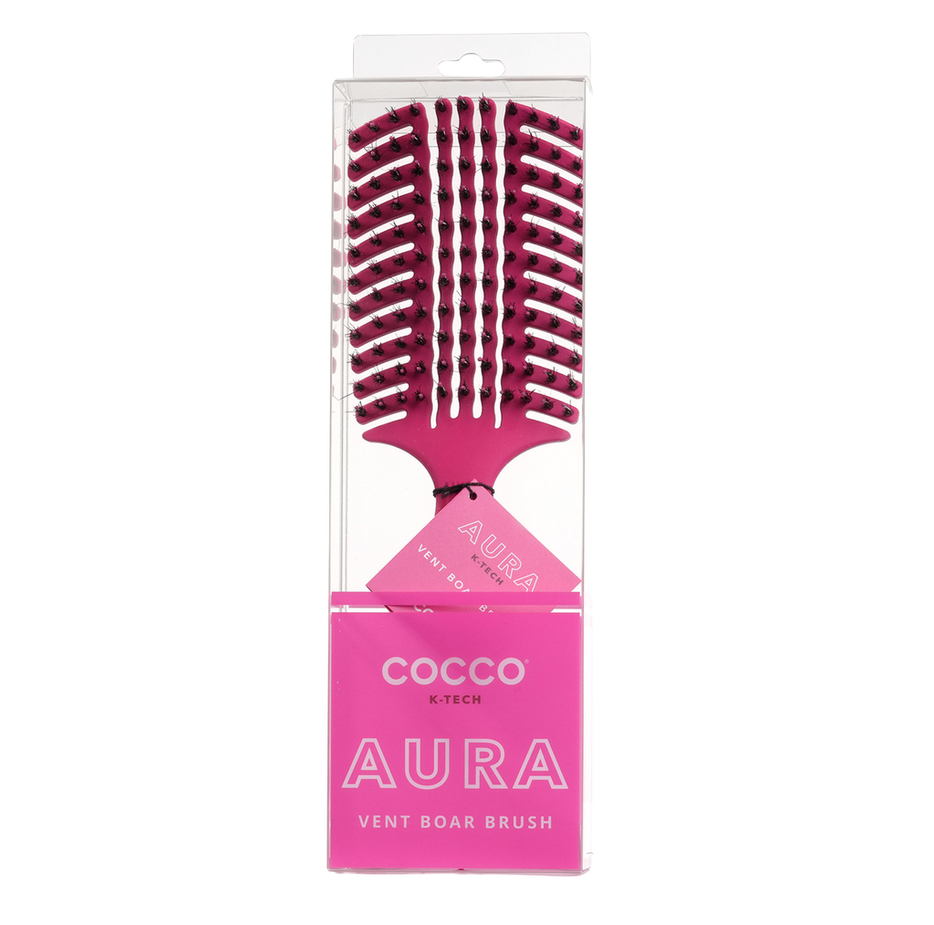 COCCO® Aura Vent Boar Brush (Pink) Cocco Hair Professional