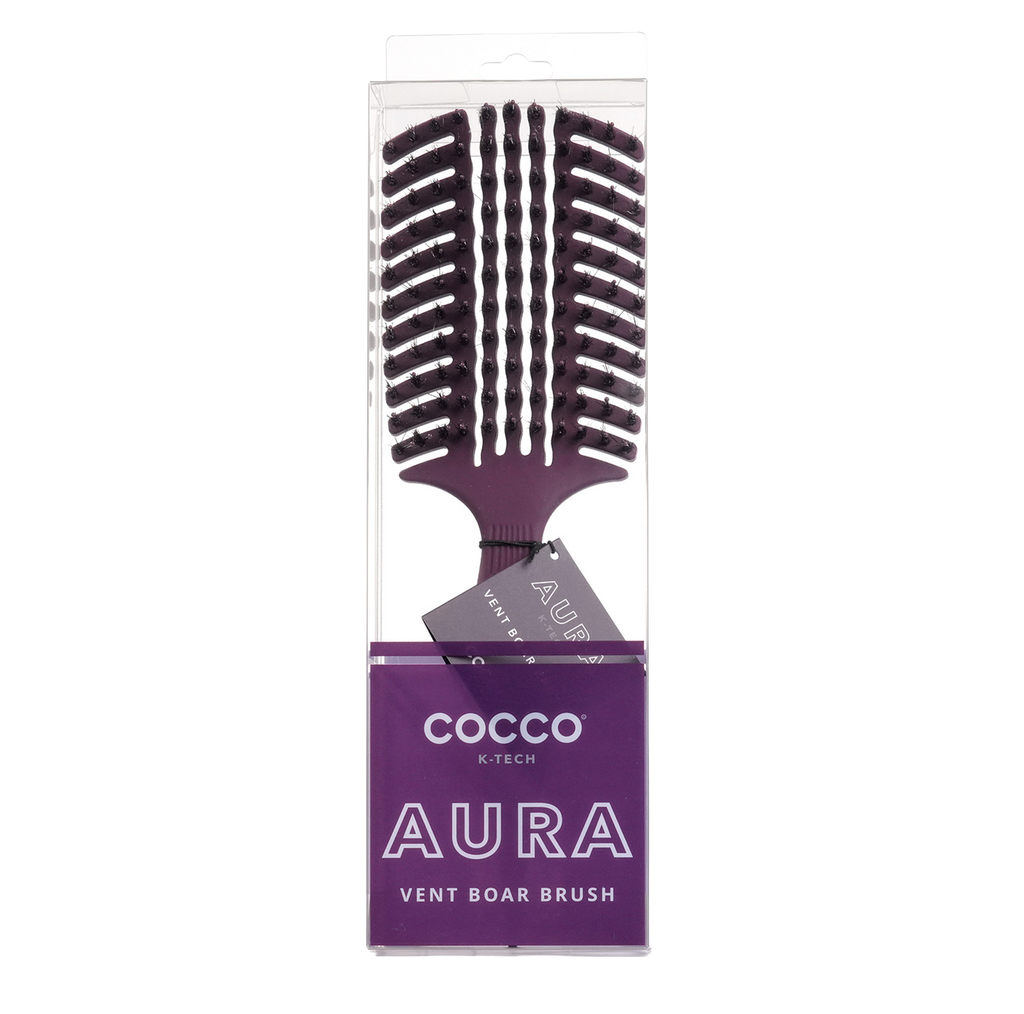 COCCO® Aura Vent Boar Brush (Purple) Cocco Hair Professional