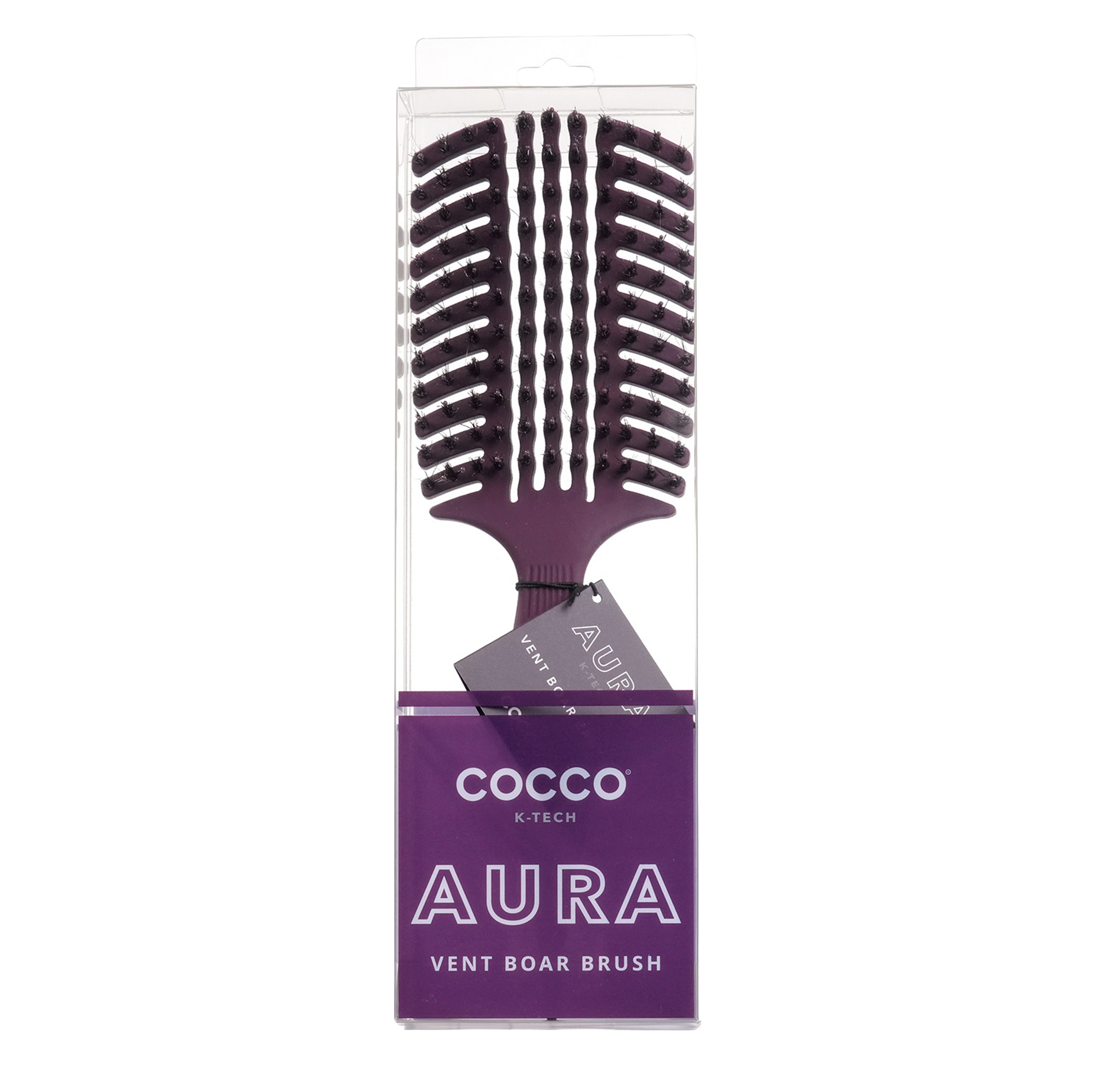 COCCO® Aura Vent Boar Brush (Purple) Cocco Hair Professional