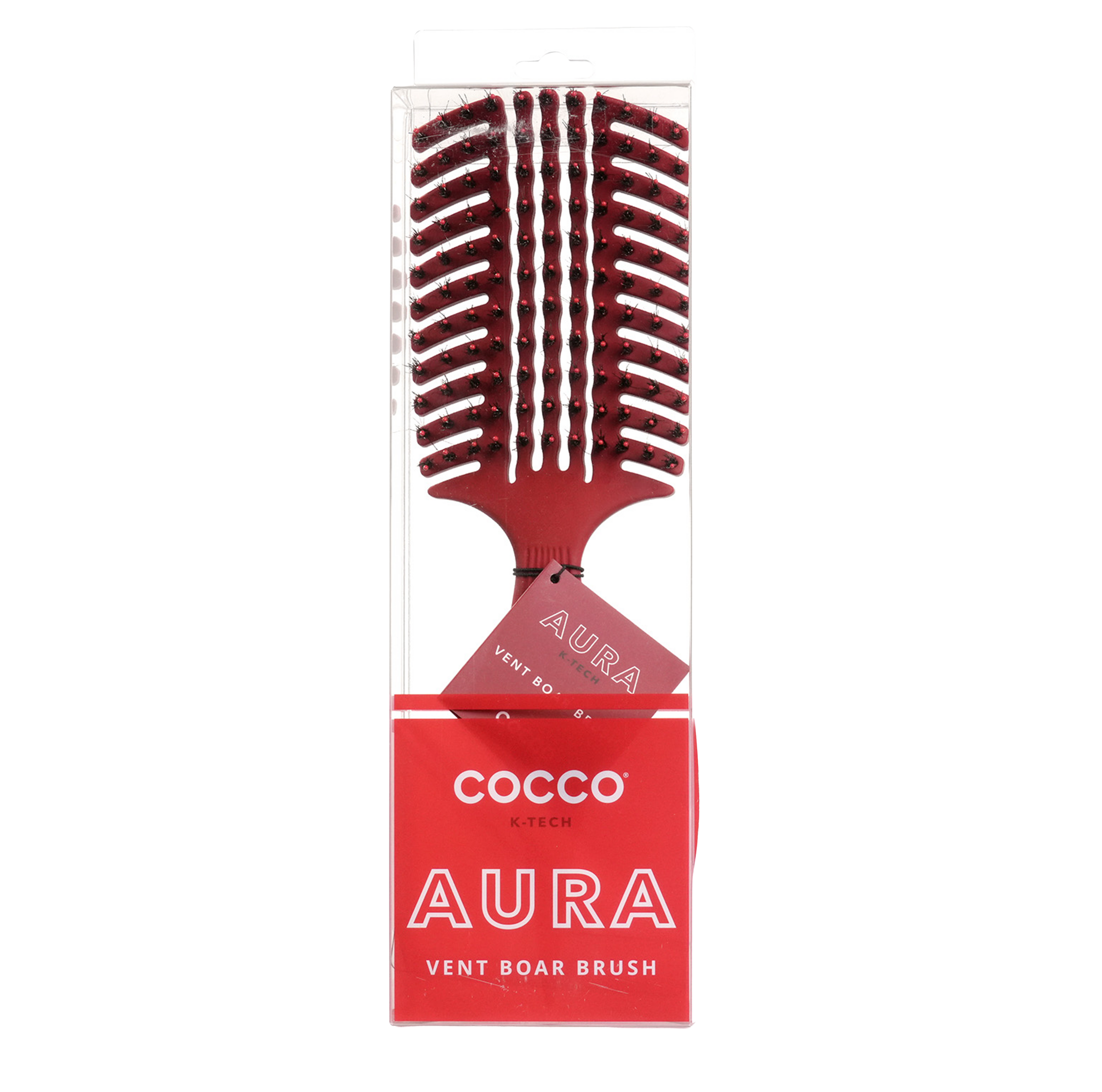COCCO® Aura Vent Boar Brush (Red) Cocco Hair Professional
