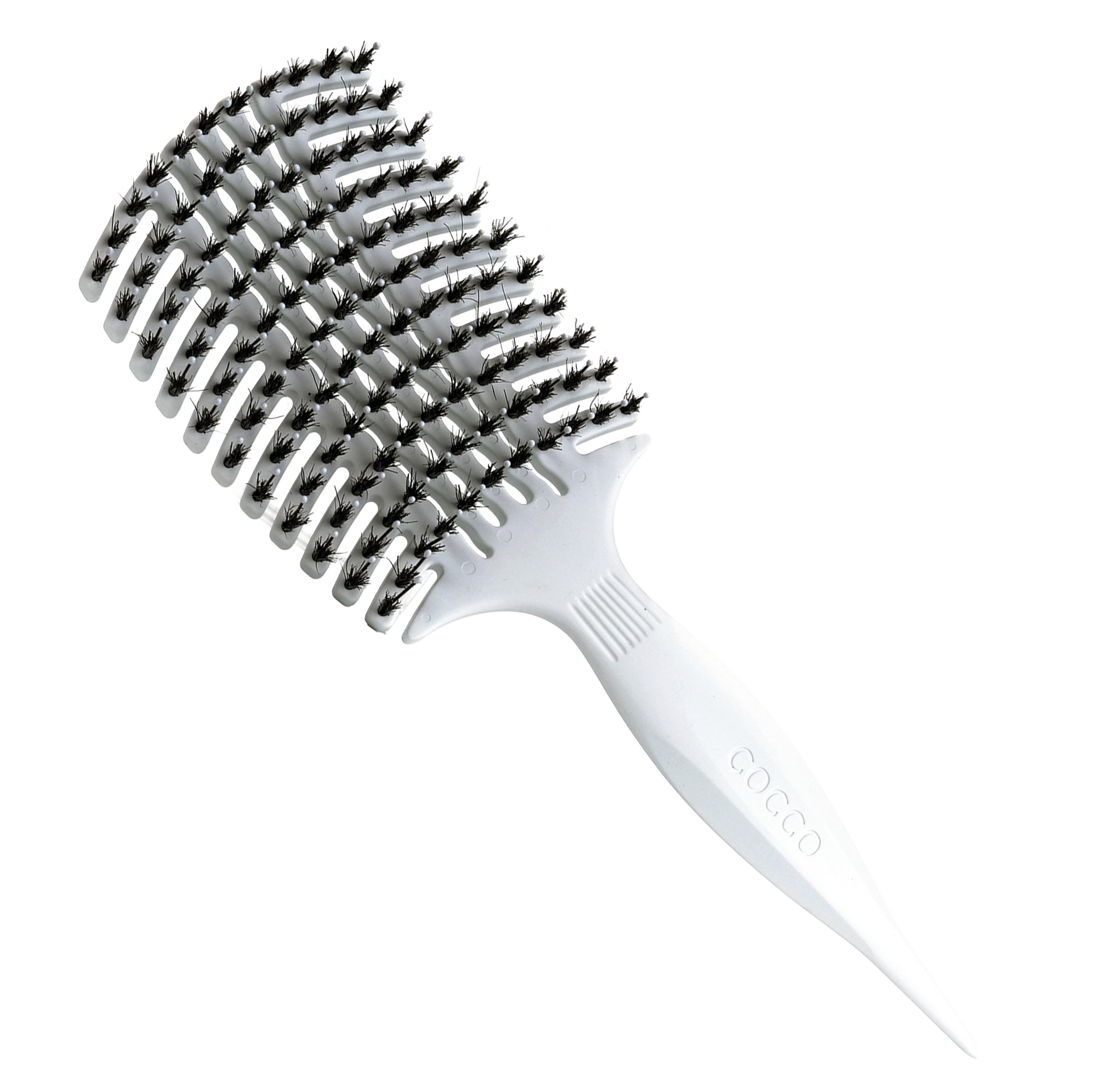 COCCO® Aura Vent Boar Brush (White)