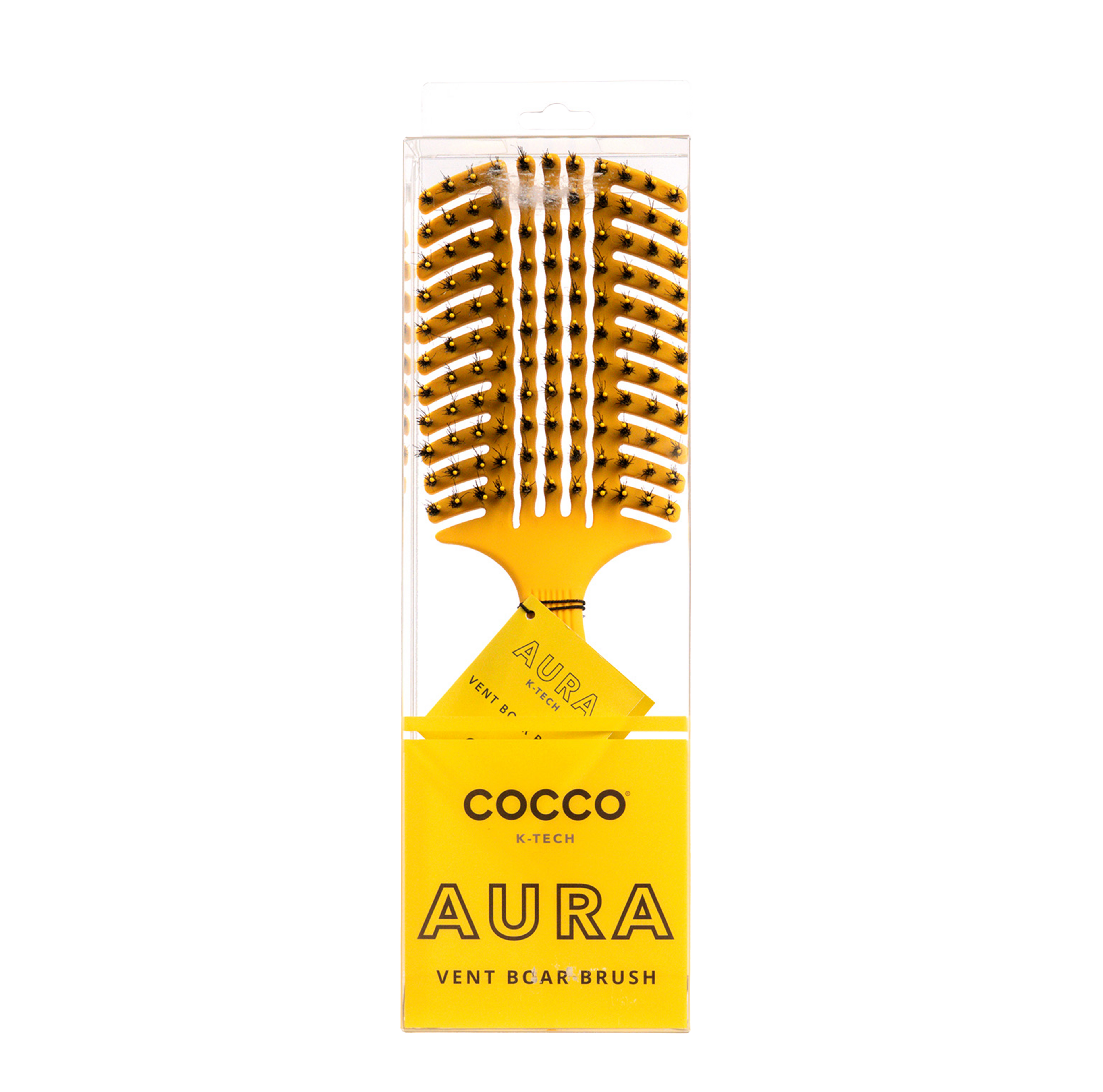 COCCO® Aura Vent Boar Brush (Yellow) Cocco Hair Professional