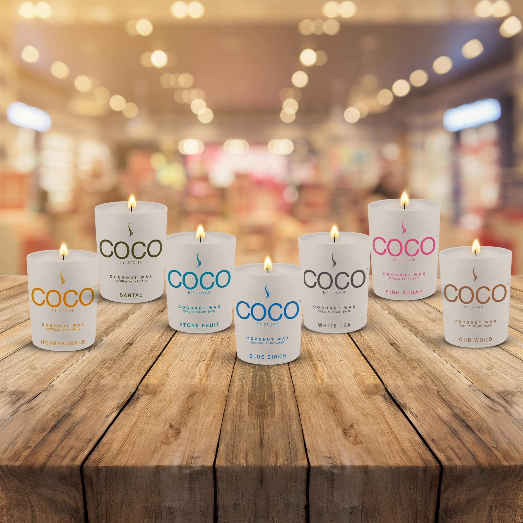 Black Currant Natural Coconut Apricot Wax Candle