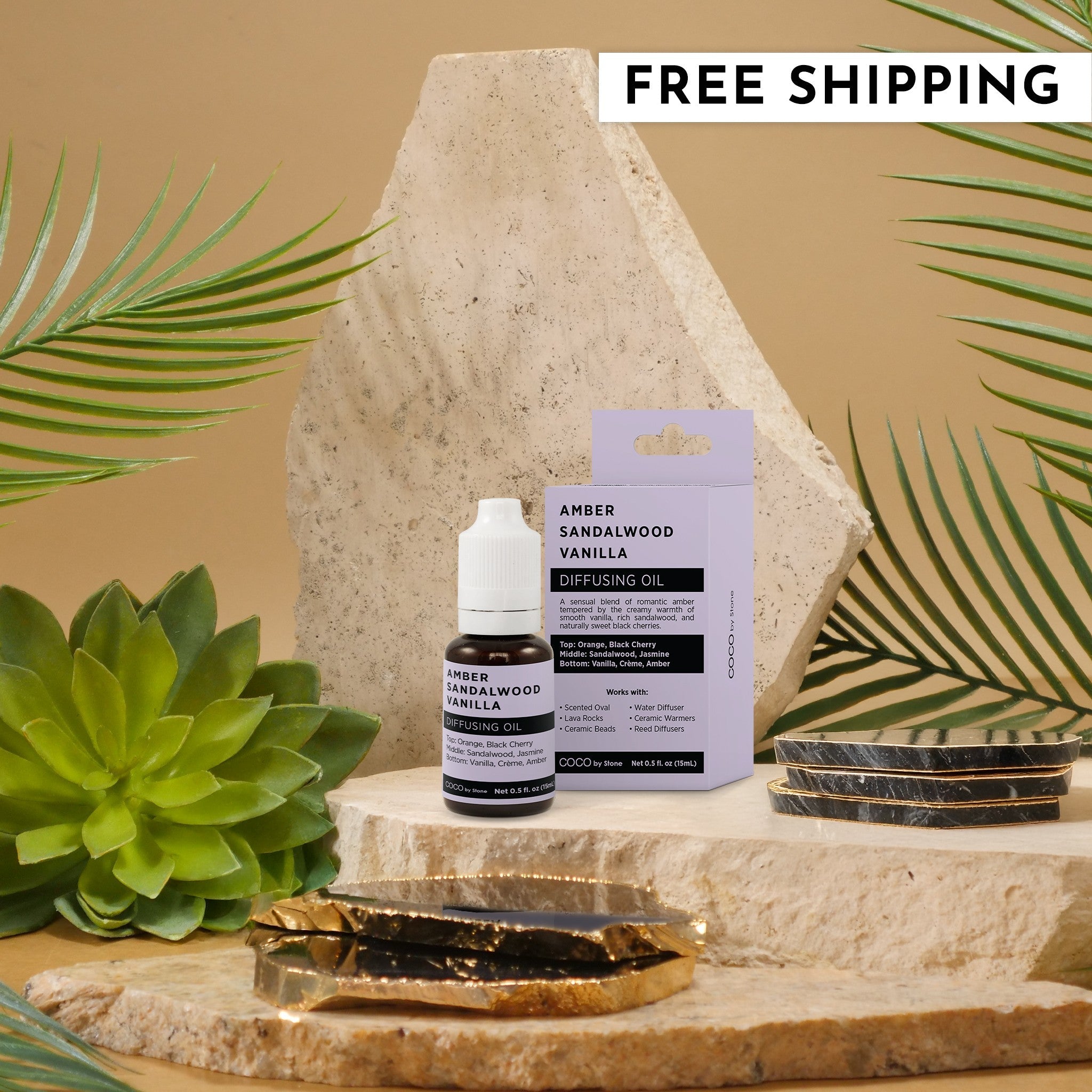 Diffusing Oil (Amber | Sandalwood | Vanilla)