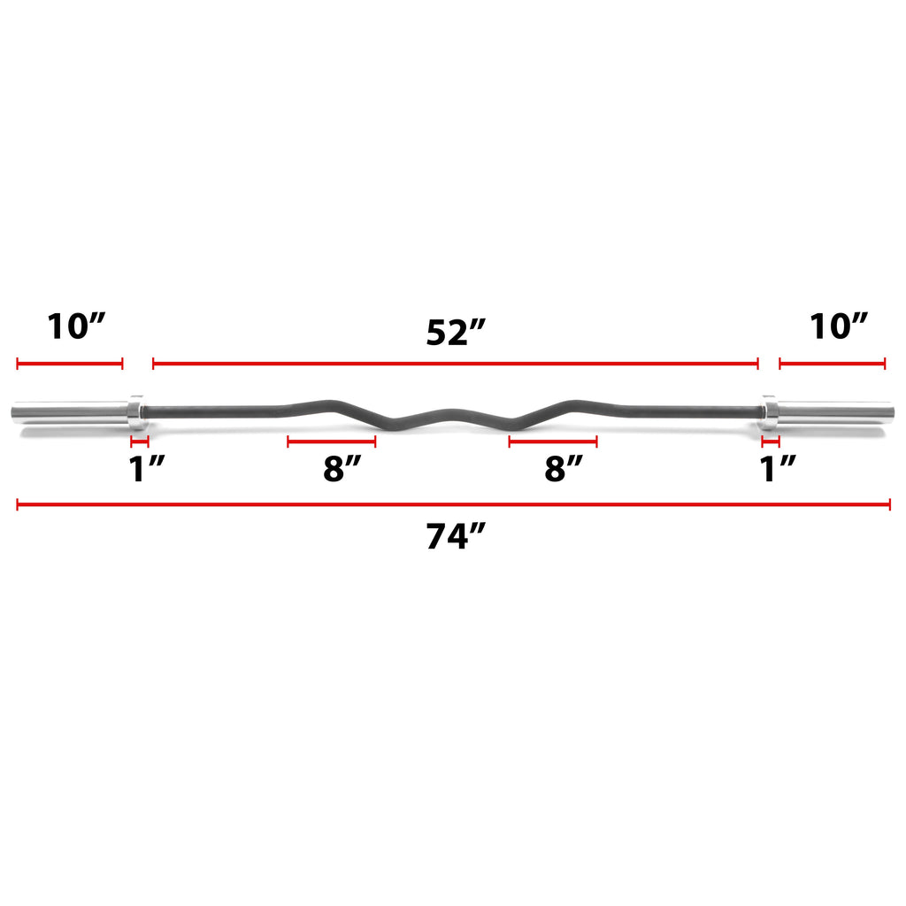 Convict 6ft Rackable Curl Bar