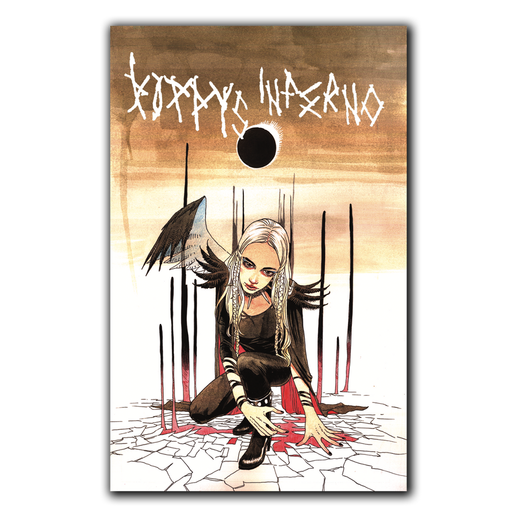 Poppy: Poppy's Inferno - Limited Edition Variant #1 + 'Music To Scream To' Vinyl LP Z2 Comics