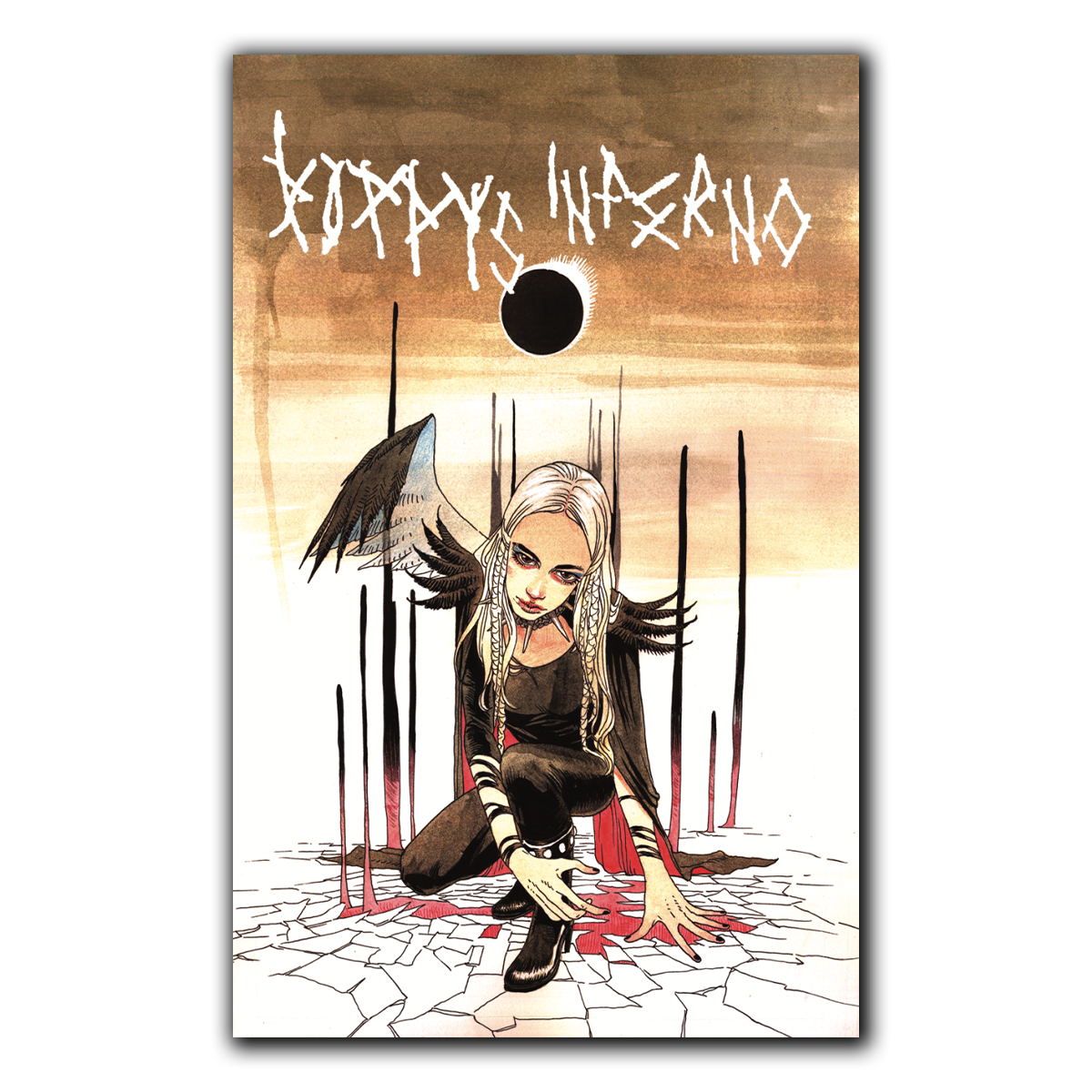 Poppy: Poppy's Inferno - Limited Edition Variant #1 + 'Music To Scream To' Vinyl LP Z2 Comics