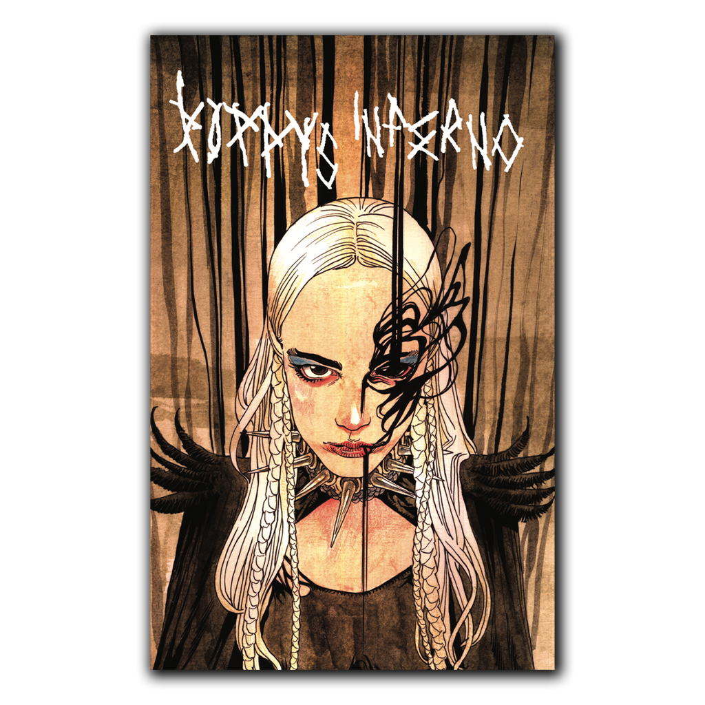 Poppy: Poppy's Inferno - Limited Edition Variant #2 + 'Music To Scream To' Vinyl LP Z2 Comics