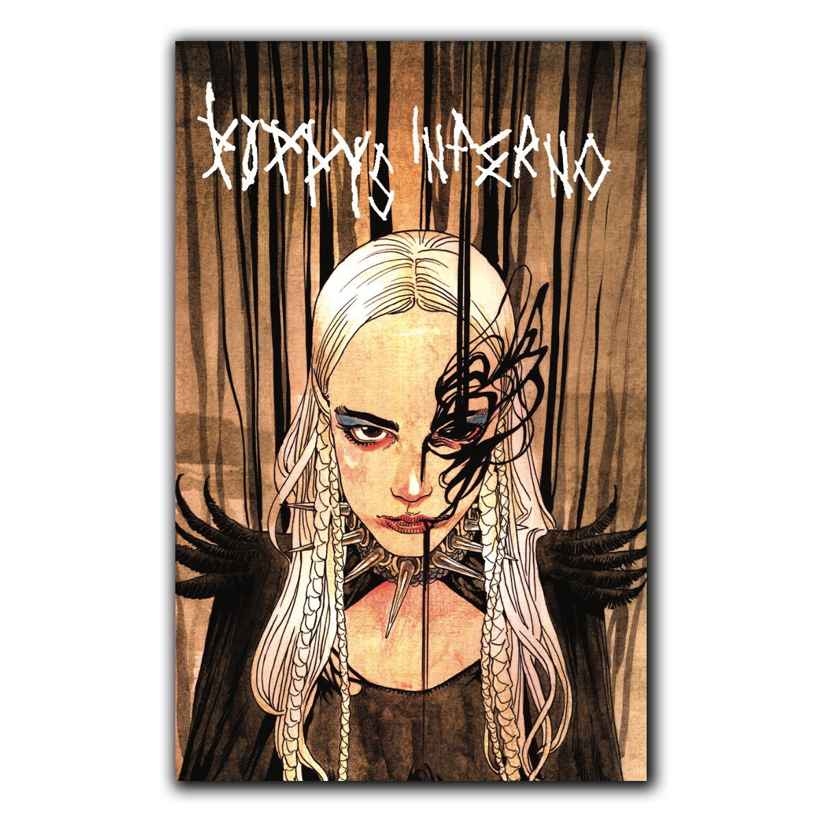 Poppy: Poppy's Inferno - Limited Edition Variant #2 + 'Music To Scream To' Vinyl LP Z2 Comics