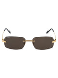CARTIER Sleek Gold Metal Sunglasses for Men Banlieue91