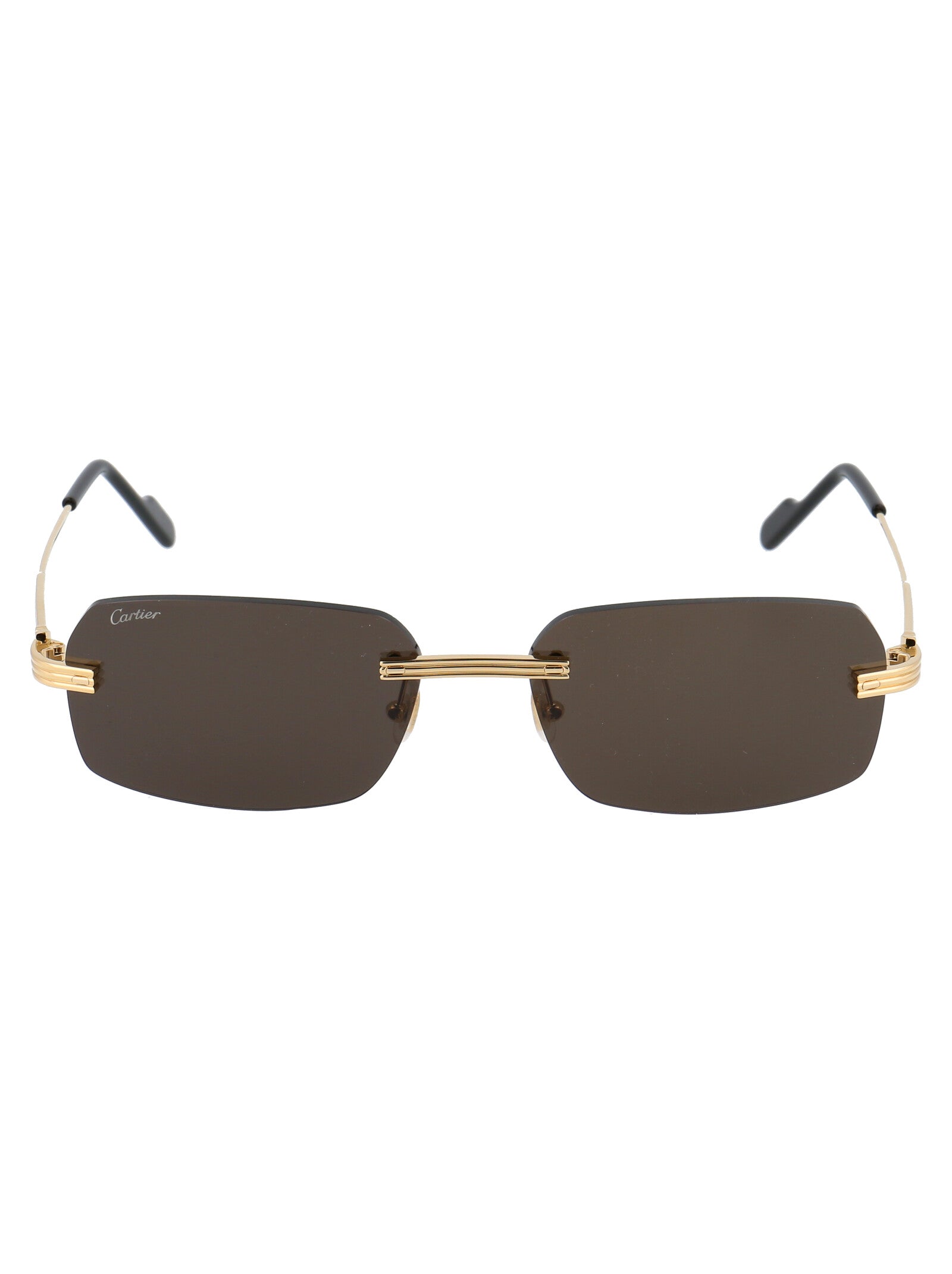 CARTIER Sleek Gold Metal Sunglasses for Men Banlieue91