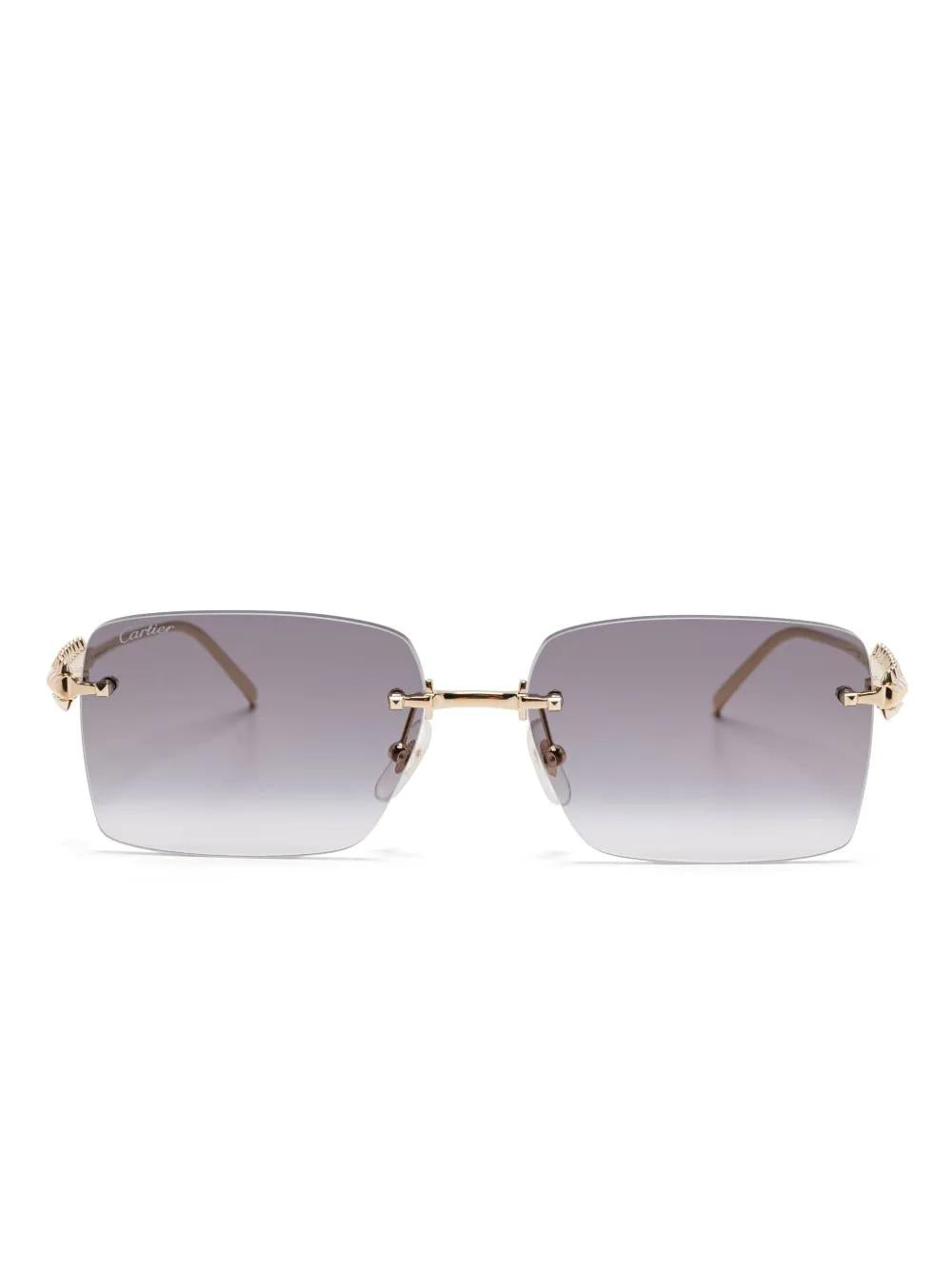 CARTIER Elegant Metal Sunglasses for Women