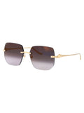 CARTIER Chic Metal Frame Sunglasses for Women