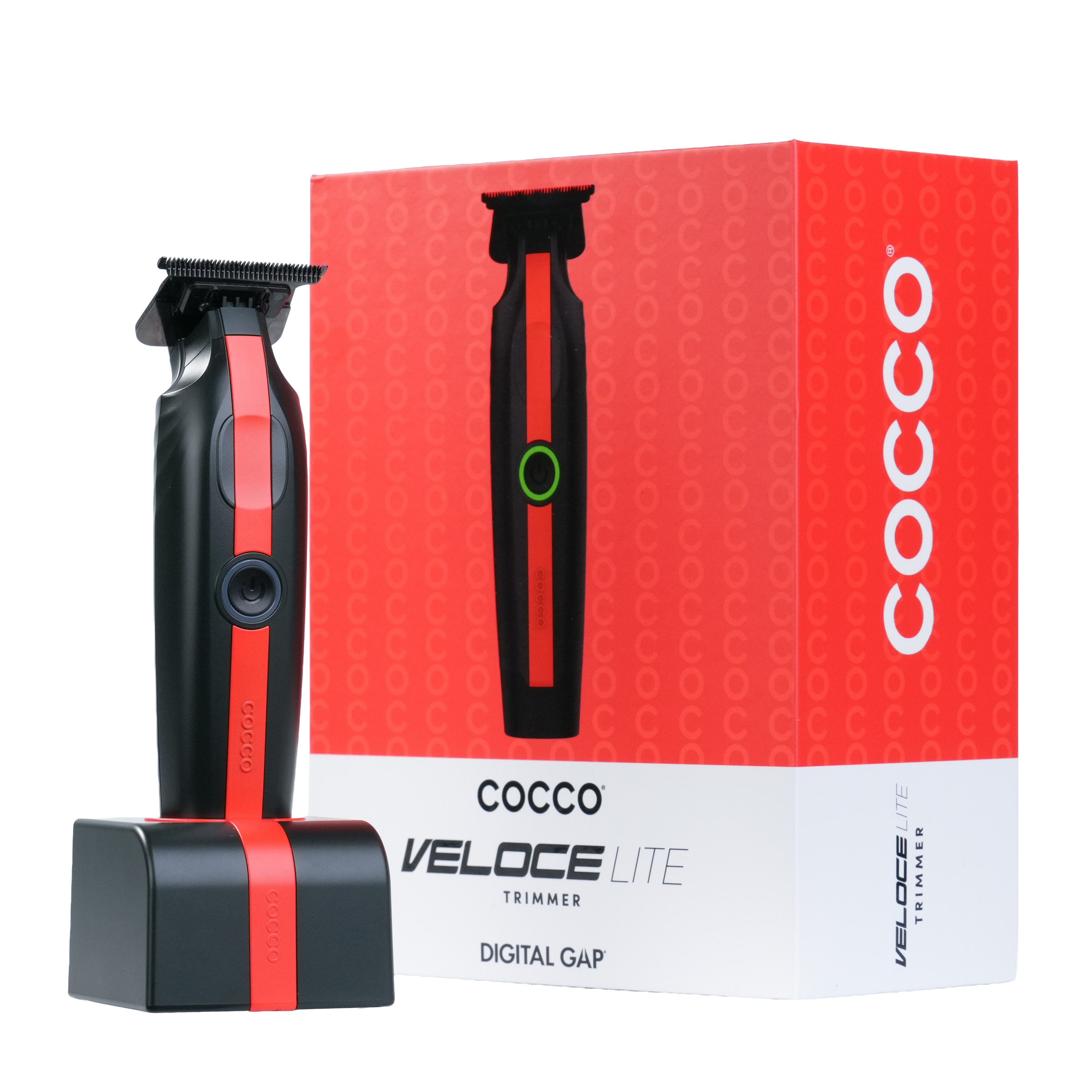 COCCO® Veloce Lite Trimmer (Black/Red Stripe)