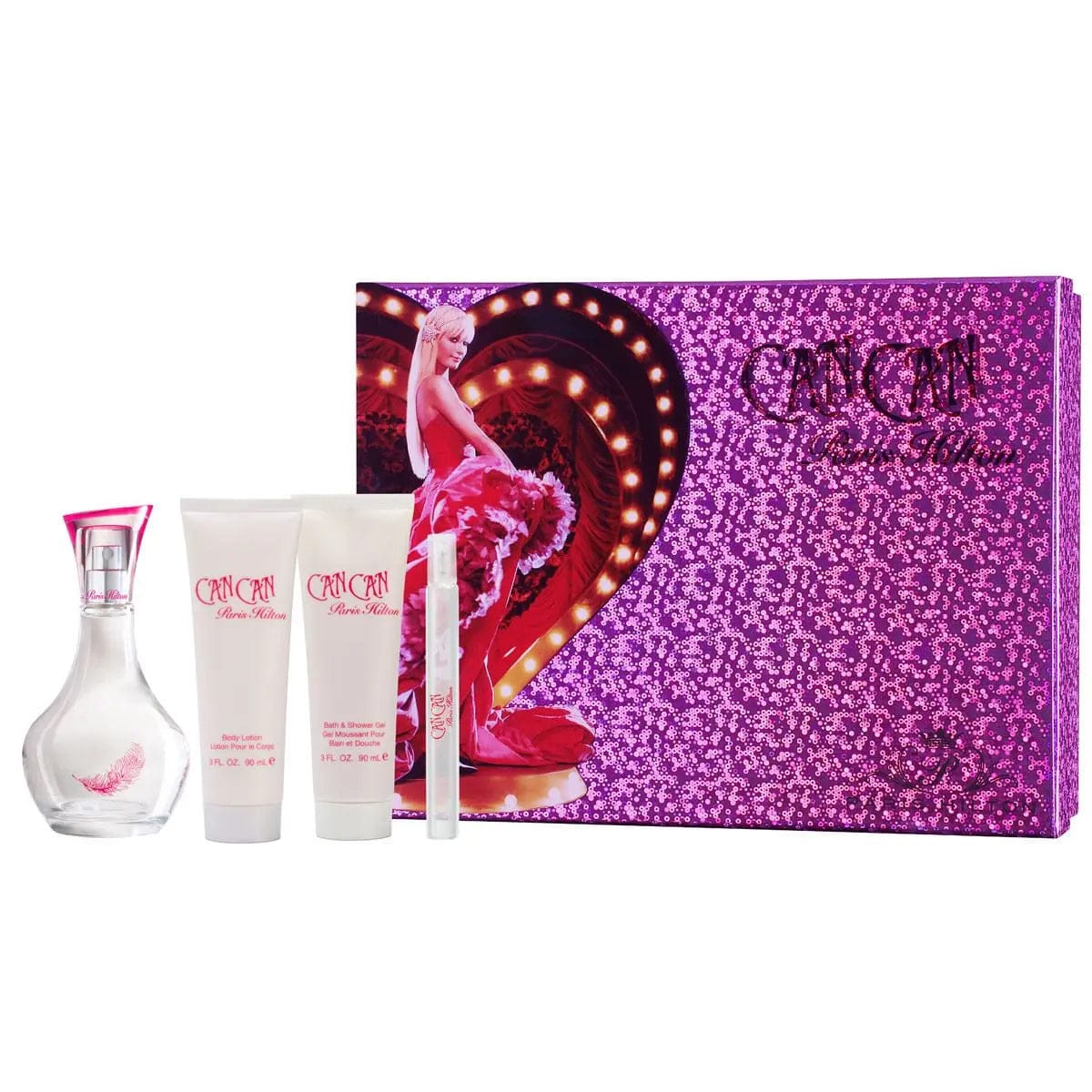 Can Can Paris Hilton Set 4p 3.4 oz W Spray