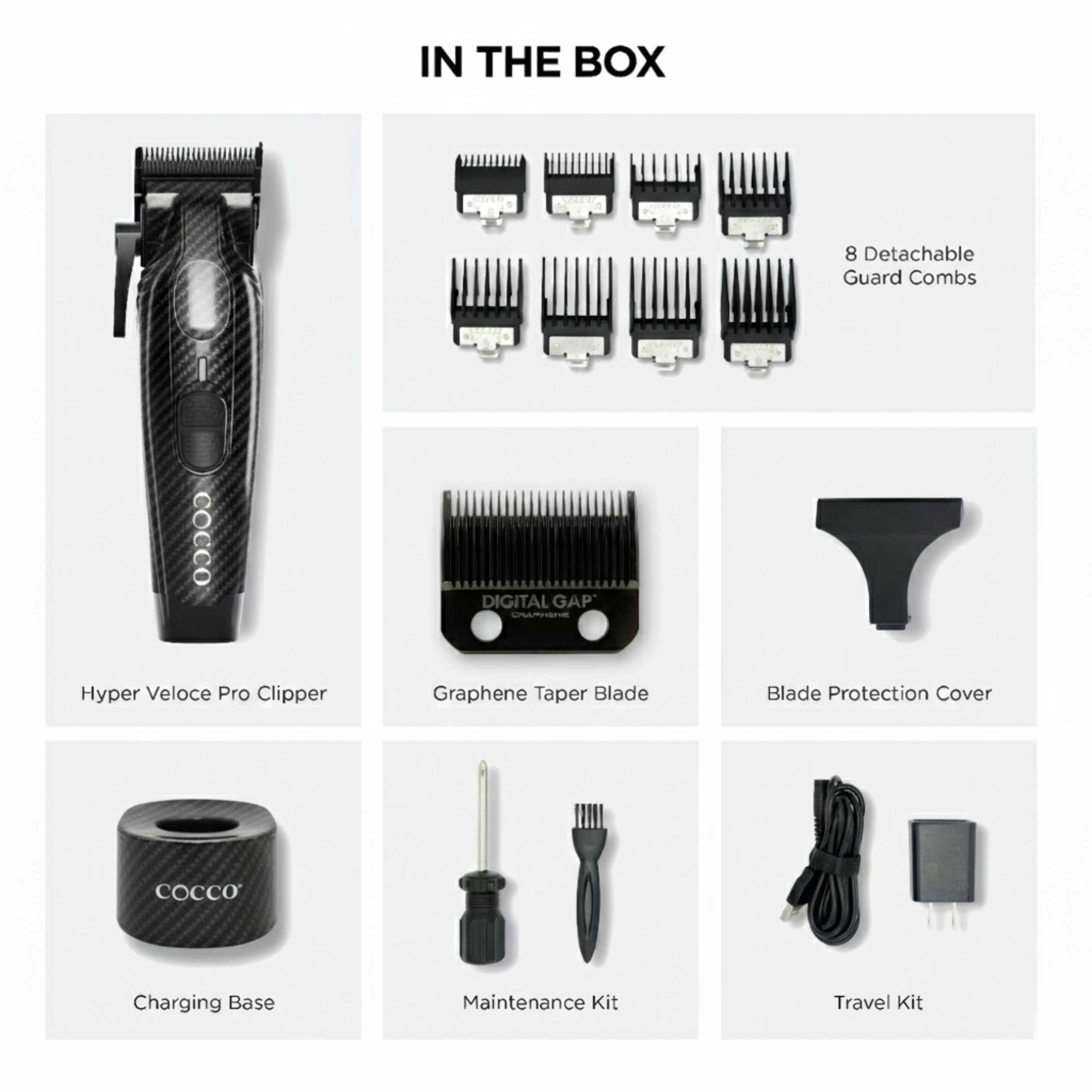 COCCO® Hyper Veloce Pro Clipper (Carbon Fiber)