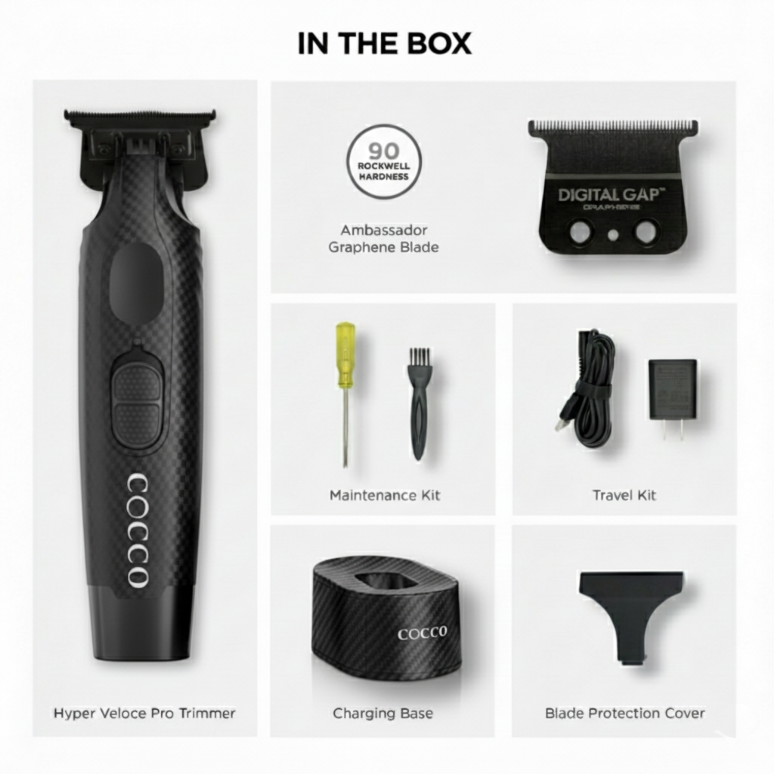 COCCO® Hyper Veloce Pro Trimmer (Carbon Fiber)