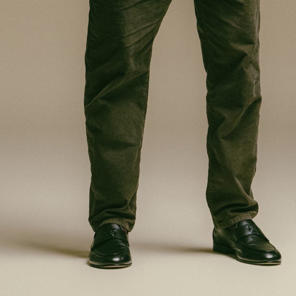 Men's Black Leather Centesimo Del Toro Shoes
