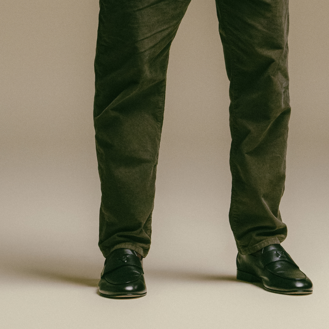 Men's Black Leather Centesimo Del Toro Shoes