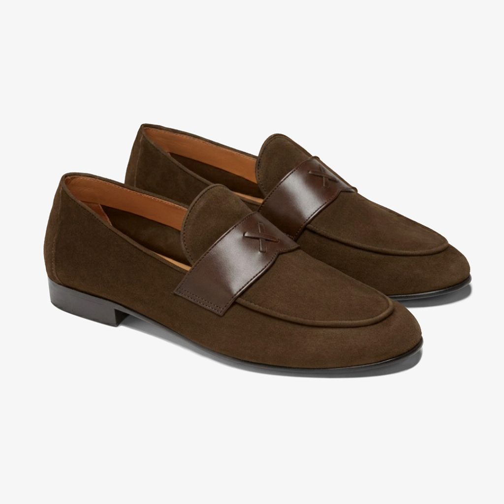 Men's Dark Brown Suede Centesimo Del Toro Shoes