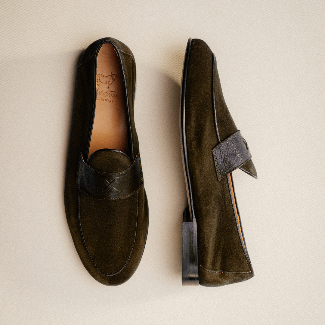 Men's Dark Brown Suede Centesimo Del Toro Shoes