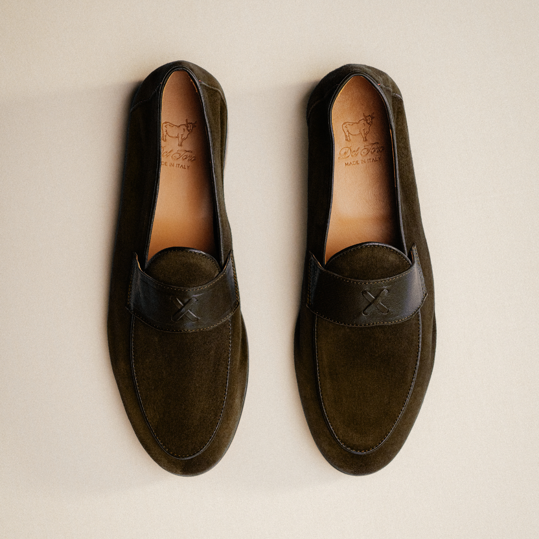 Men's Dark Brown Suede Centesimo Del Toro Shoes