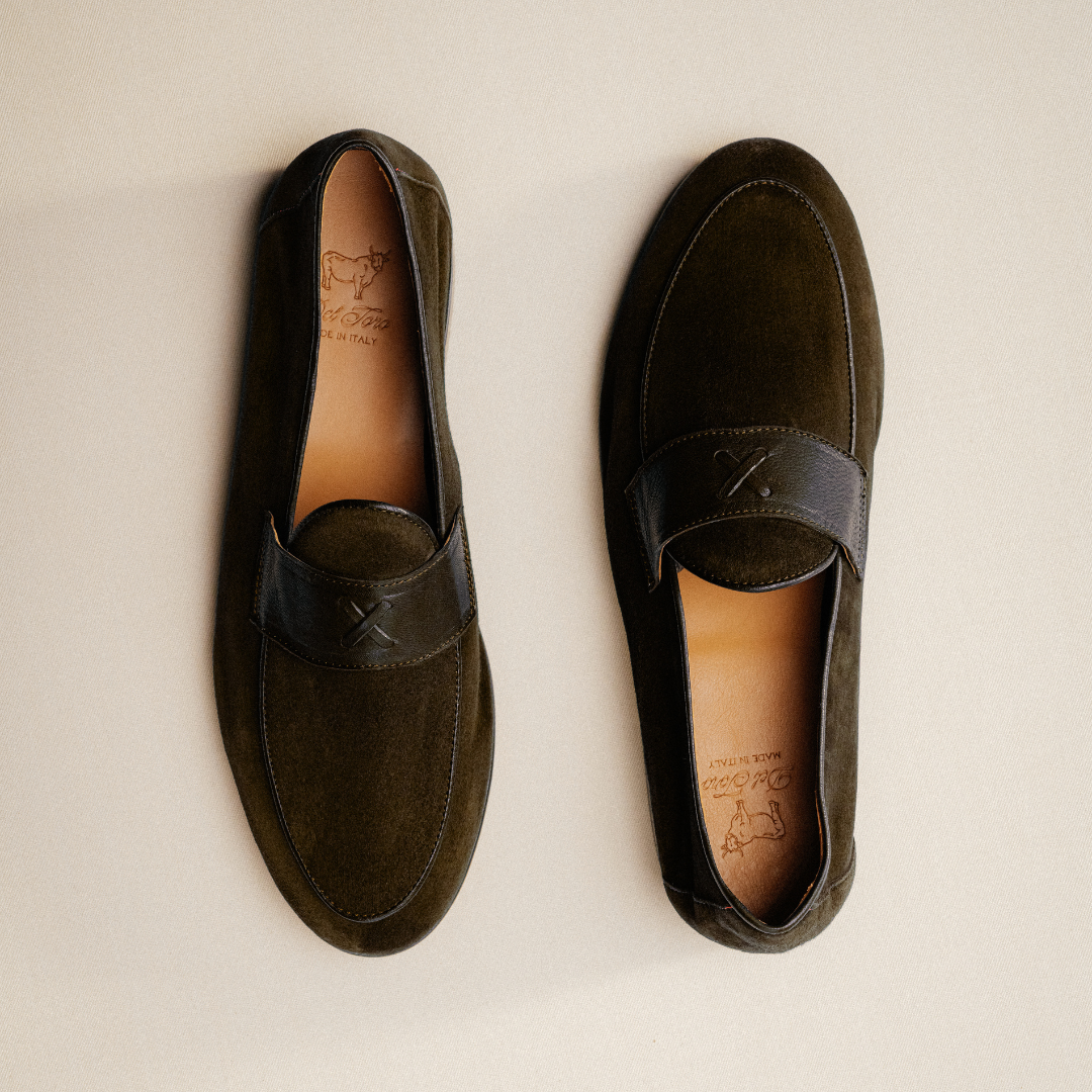 Men's Dark Brown Suede Centesimo Del Toro Shoes