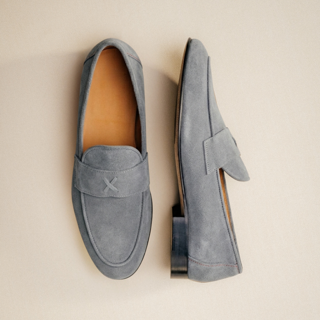 Men's Grigio Suede Centesimo Del Toro Shoes
