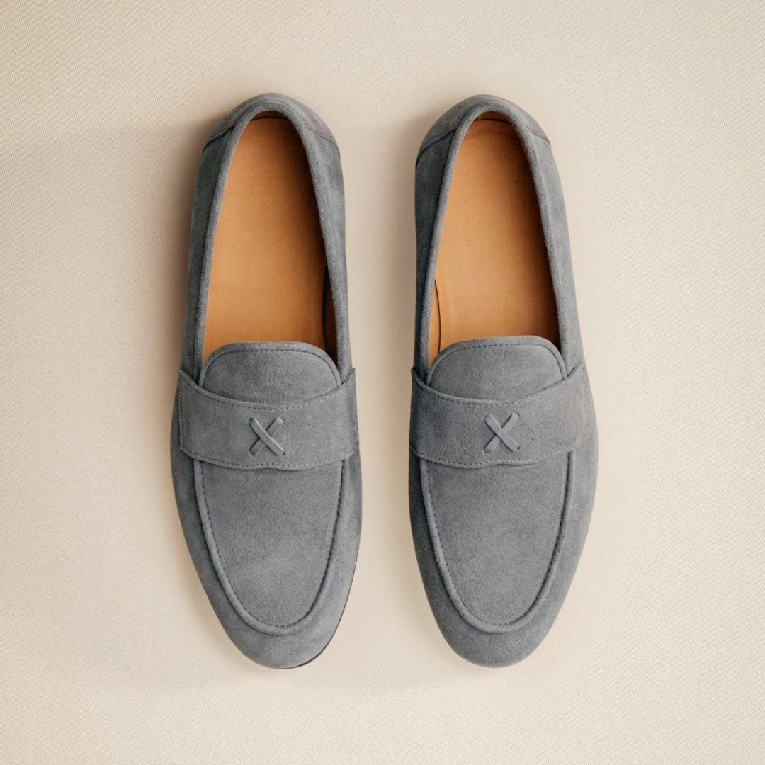 Men's Grigio Suede Centesimo Del Toro Shoes