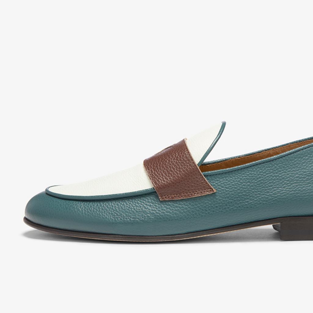 Men's Tri-Tone Leather Centesimo Del Toro Shoes