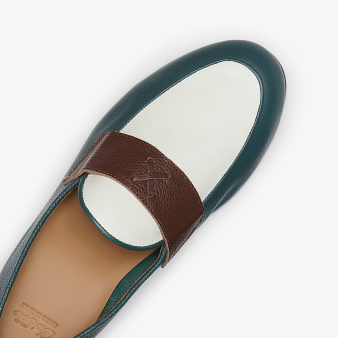 Men's Tri-Tone Leather Centesimo Del Toro Shoes
