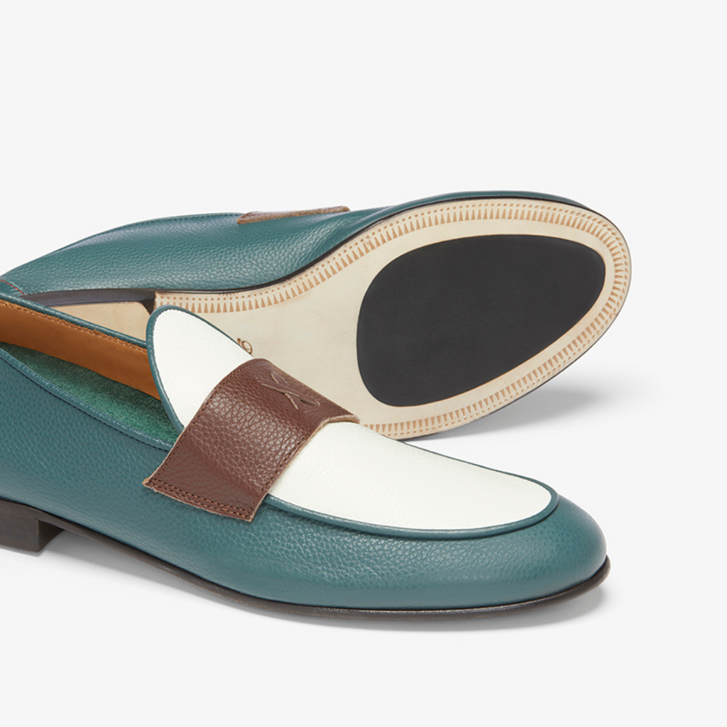 Men's Tri-Tone Leather Centesimo Del Toro Shoes